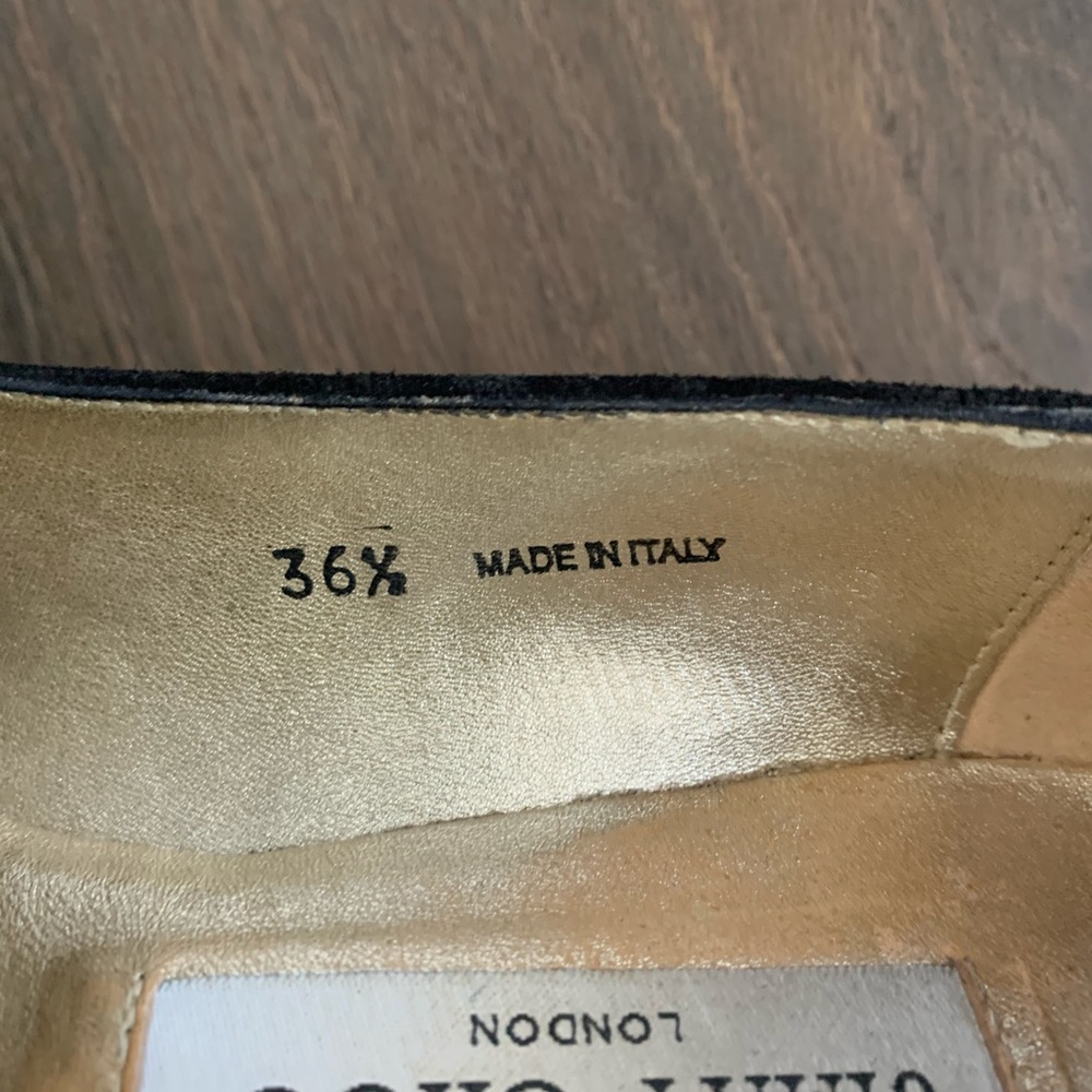 Jimmy Choo Suede Studded Accent Flats - Picture 11 of 11